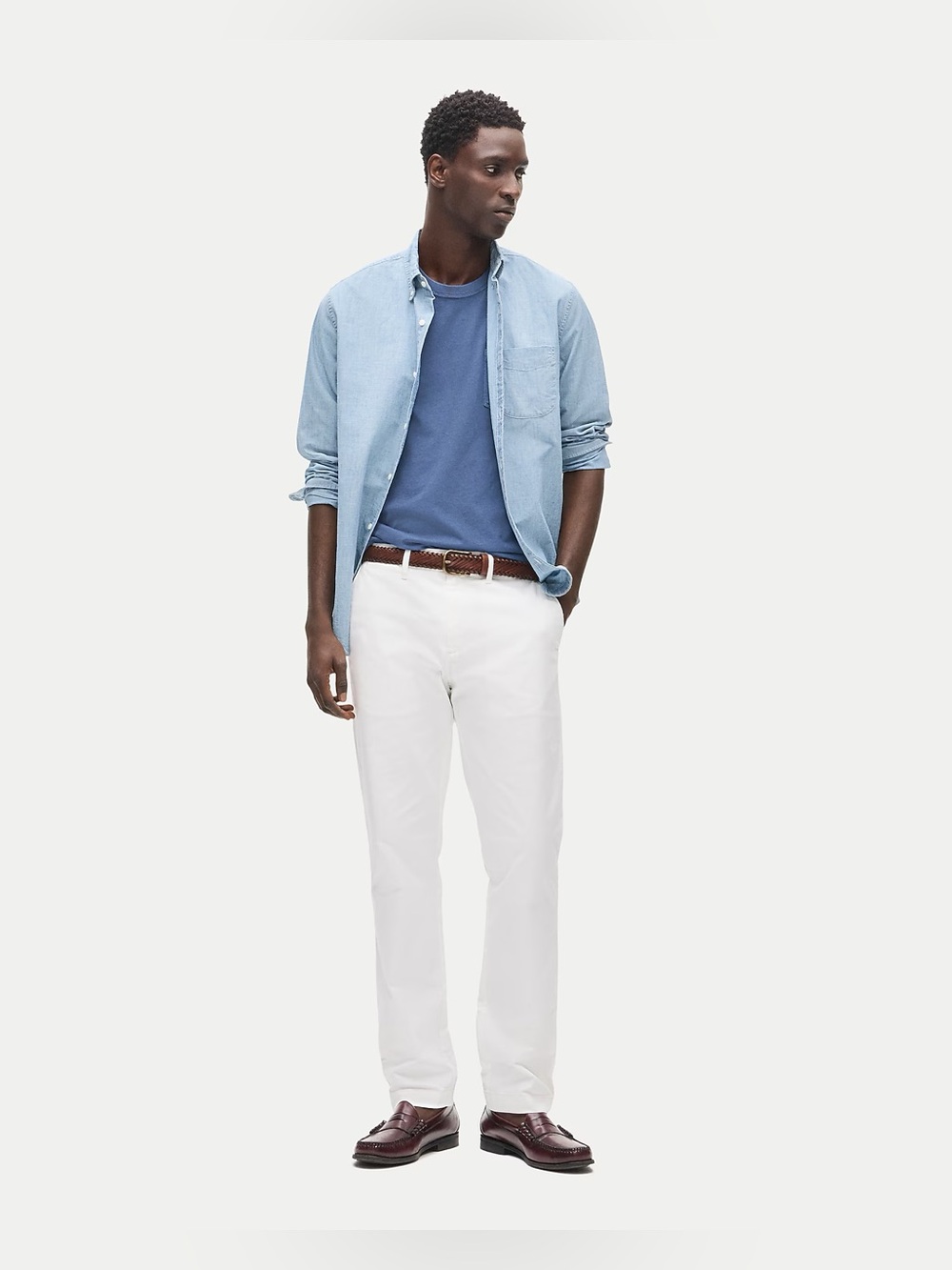 J.Crew 770™ Straight-fit stretch chino pant in white